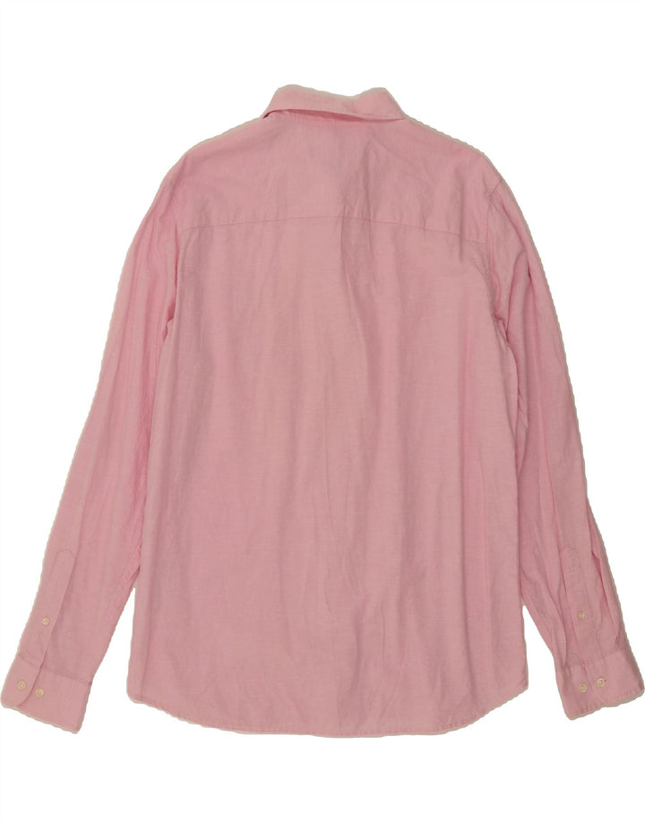 JACK & JONES Mens Shirt XL Pink Cotton Vintage Jack & Jones and Second-Hand Jack & Jones from Messina Hembry 