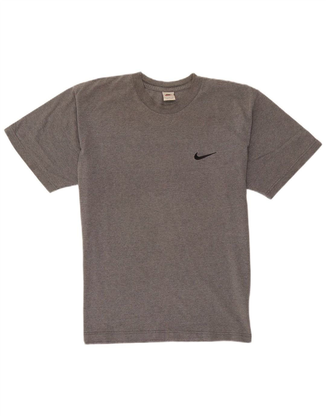 Camiseta masculina Nike Top cinza médio manchado de algodão