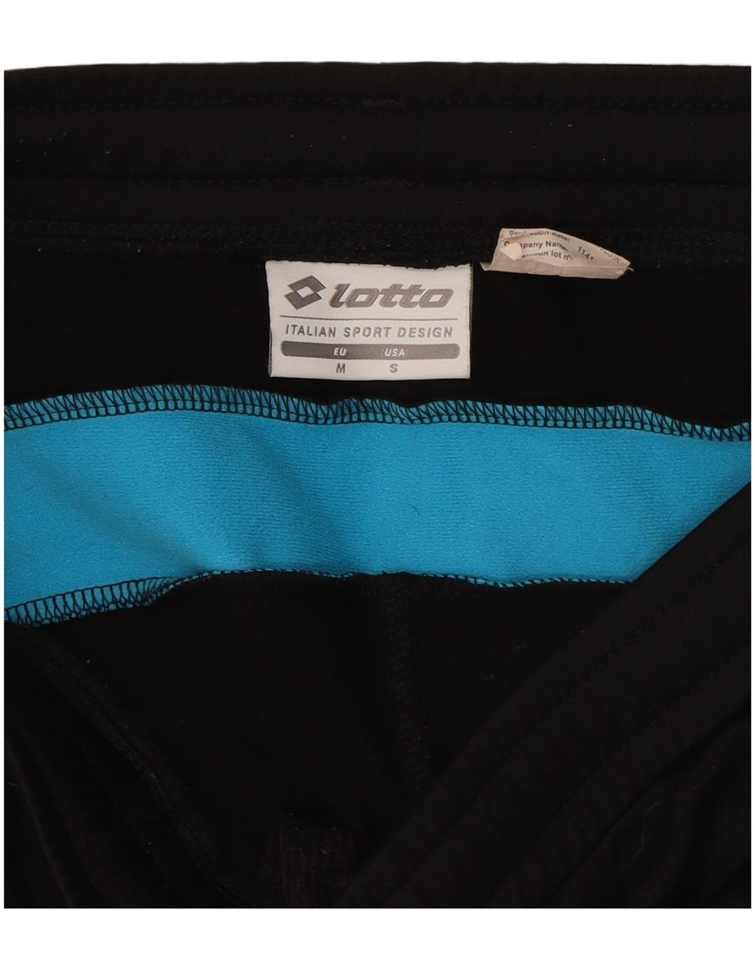 Lotto Mens Bermuda Sport Shorts Médio Preto Colorblock