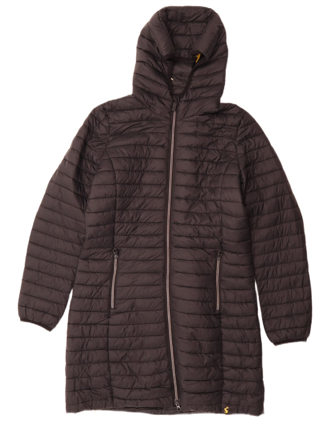 Joules Casaco masculino acolchoado com capuz UK 12 médio preto poliamida