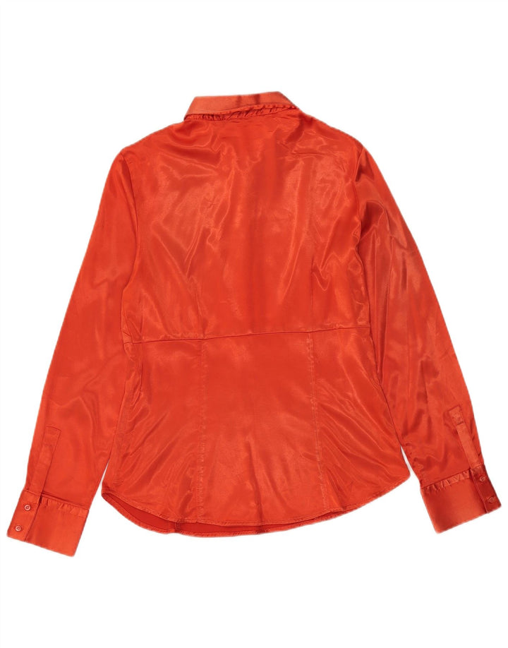 Pulôver feminino Zara UK 14 grande laranja