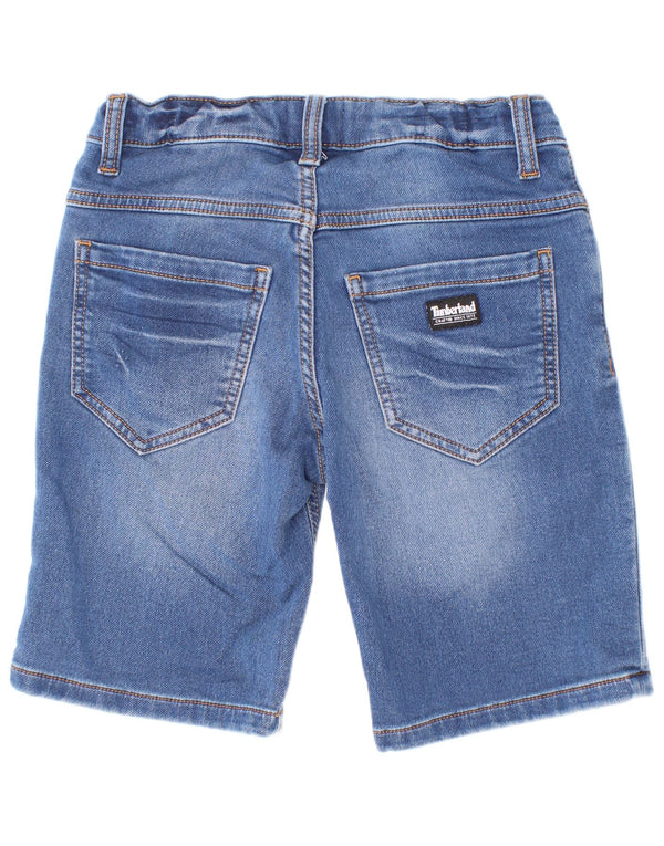 Shorts jeans Timberland Boys Regular Fit 9-10 anos W26 azul algodão