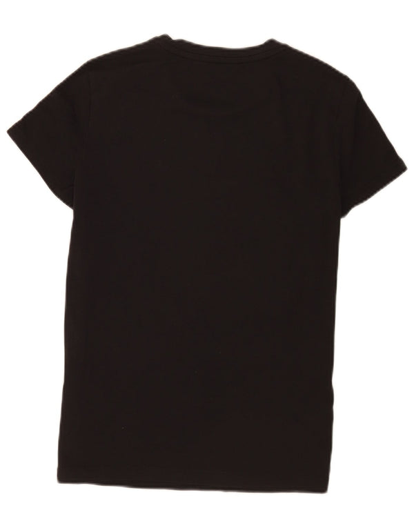 Camiseta Adidas Regular Feminina Top UK 12/14 Médio Algodão Preto Esportivo