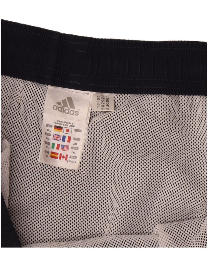 Shorts de natação masculino Adidas 2XL poliéster azul marinho
