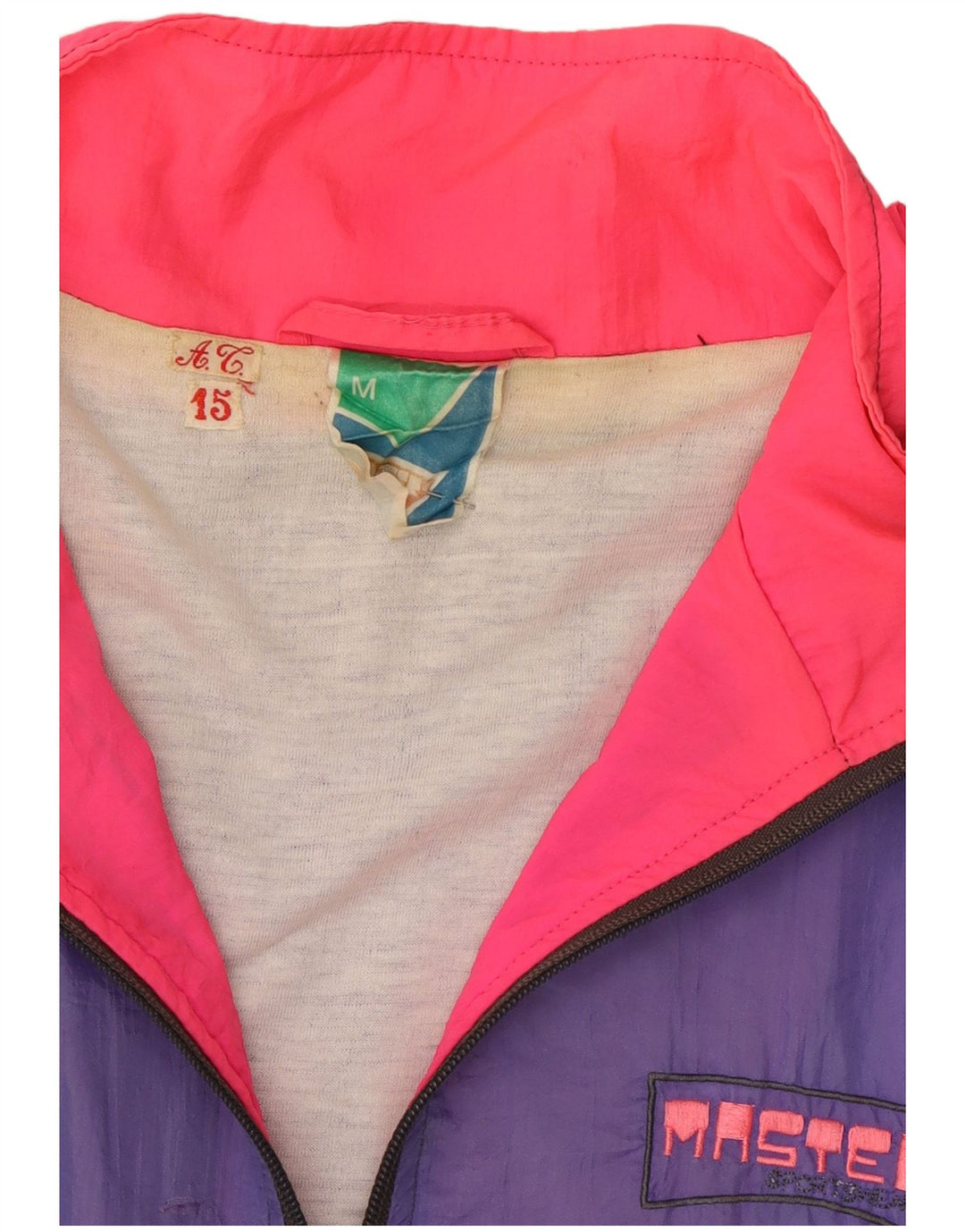 Master Mens Treino Top Jaqueta Médio Multicolorido Colourblock Poliamida