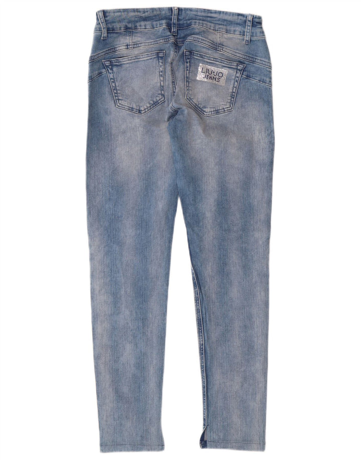 Liu Jo Jeans Slim Feminino W29 L29 Azul Algodão Clássico