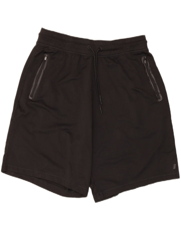 Russell Athletic Mens Dri-Power Sport Shorts Grande Poliéster Preto
