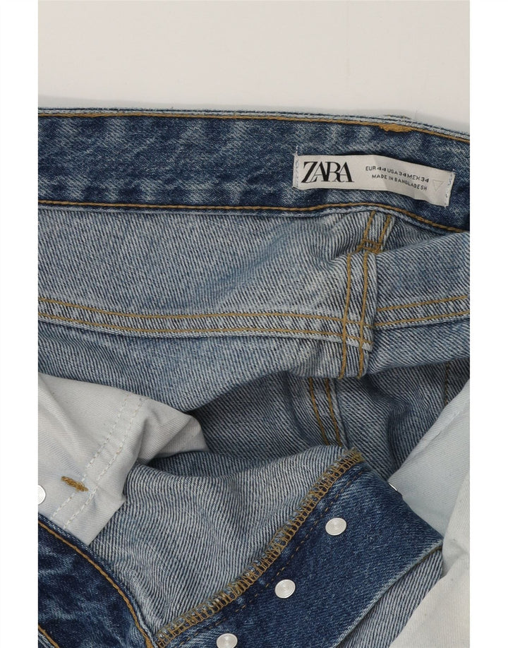 Zara Mens Tapered Jeans EU 44 Grande W34 L27 Azul