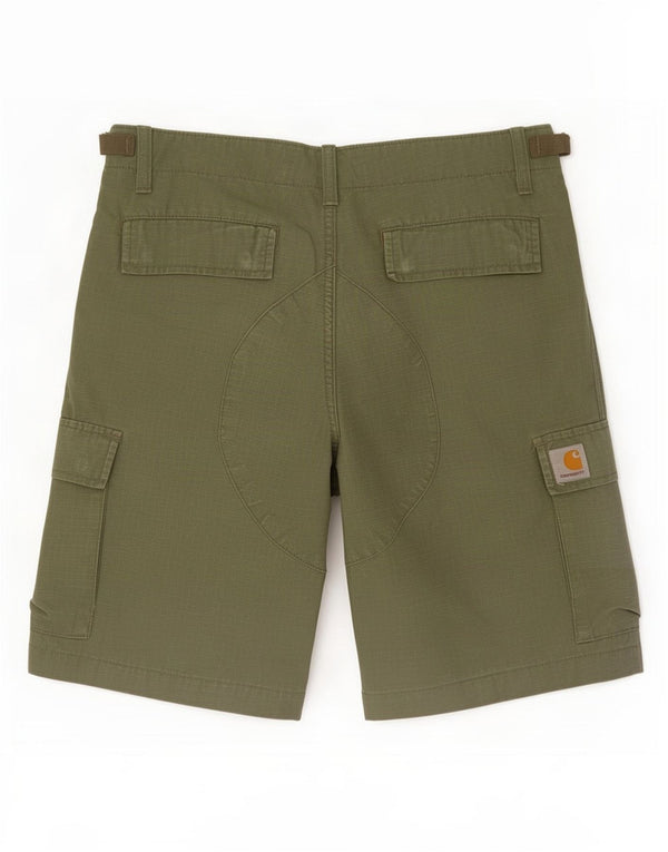 Carhartt Mens Wip Cargo Shorts Pequeno W29 Algodão Cáqui