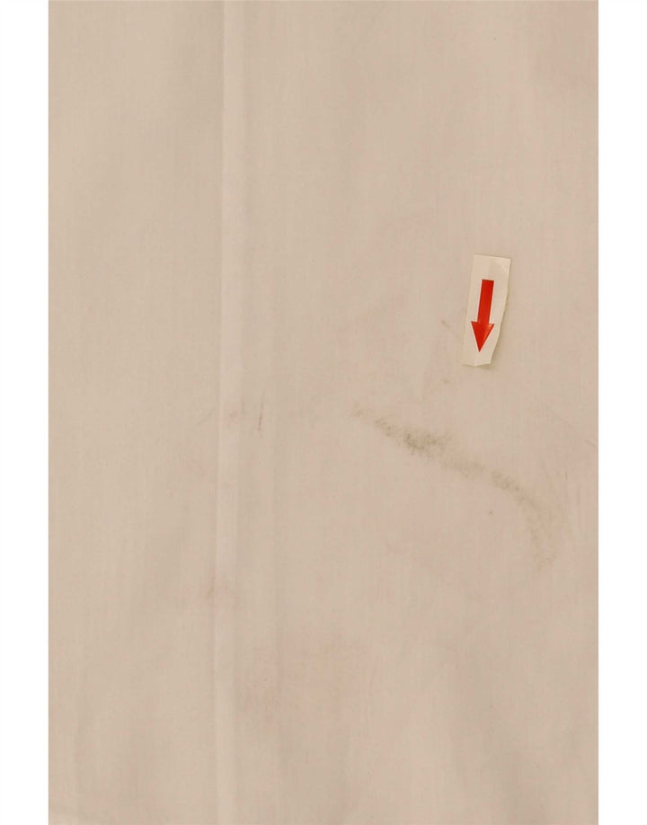 Camisa feminina sem mangas Marks & Spencer UK 20 2XL poliéster branco
