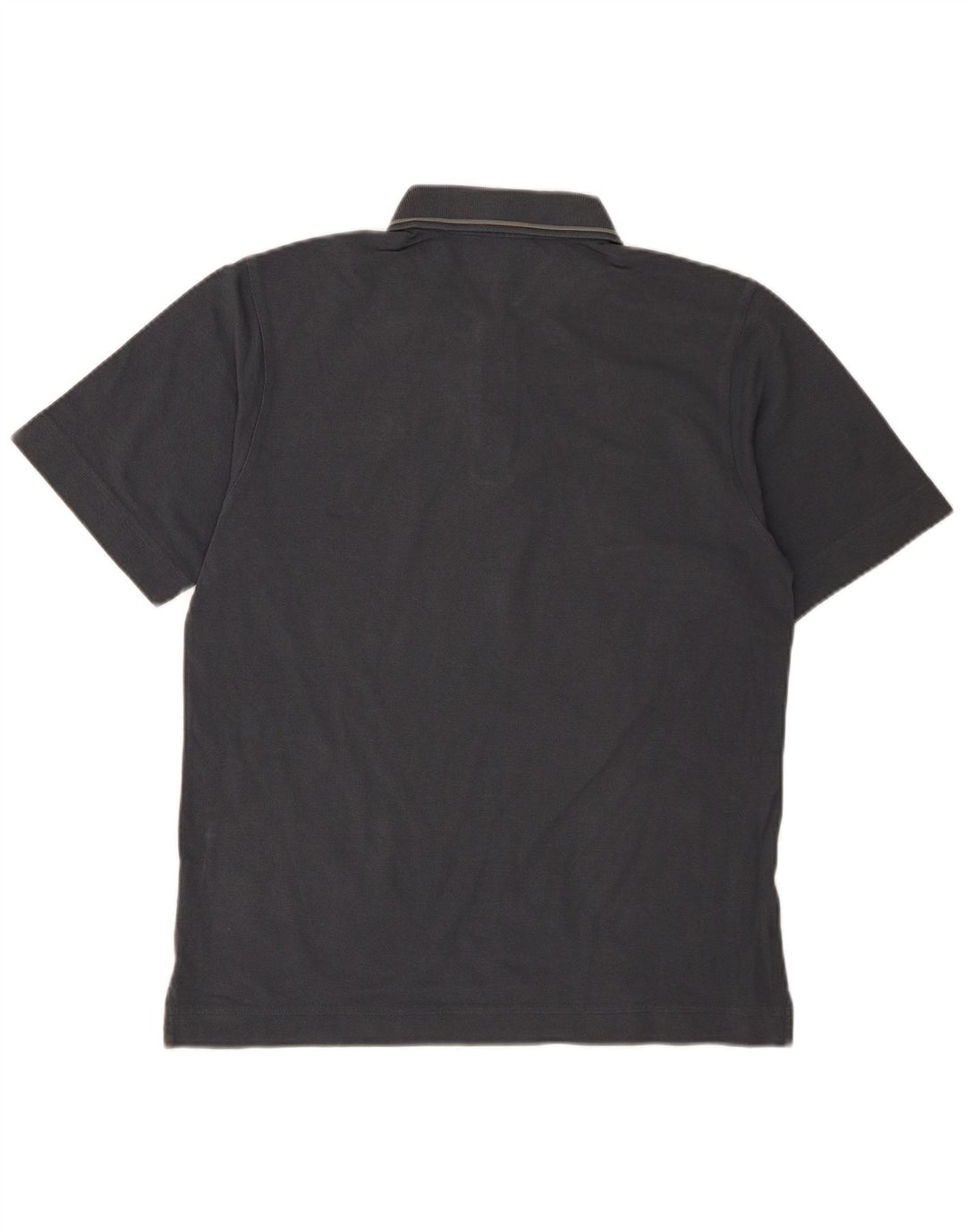Camisa polo masculina ADIDAS algodão cinza médio