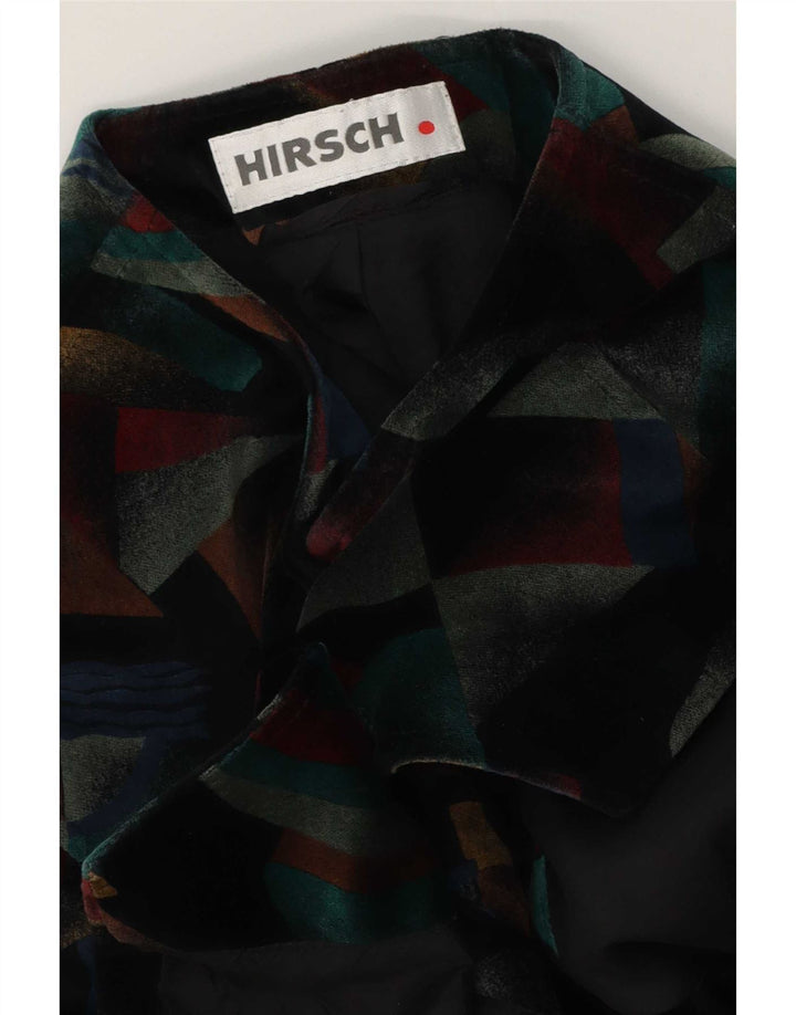 Jaqueta Bolero Feminina Hirsch com 5 Botões Reino Unido 12 Médio Multicolorido Geométrico