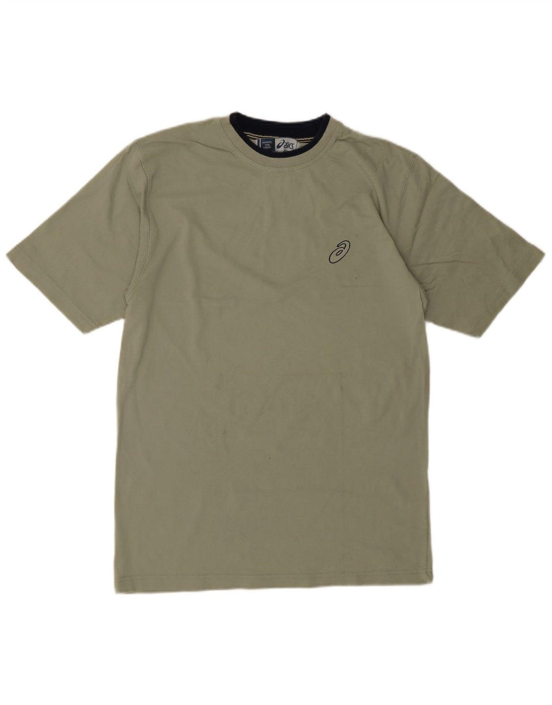 Camiseta masculina Asics Top grande algodão verde