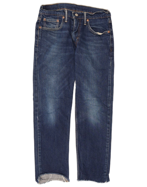 Calça jeans feminina Levi's 502 Tapered W29 L30 azul algodão
