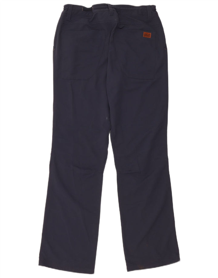 Calça Chino Feminina Jack Wolfskin Reino Unido 10/12 Médio W32 L32 Azul Marinho