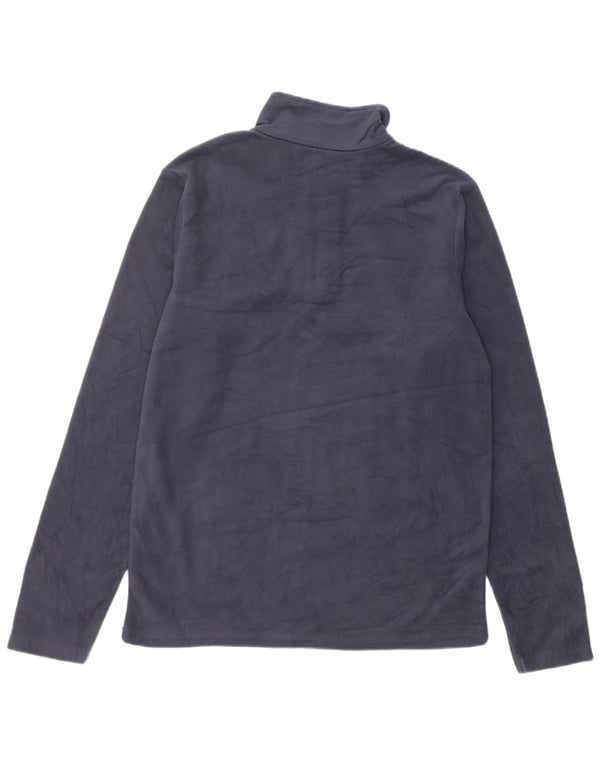 Mountain Warehouse Mens Zip Neck Fleece Jumper XS Azul Marinho Poliéster
