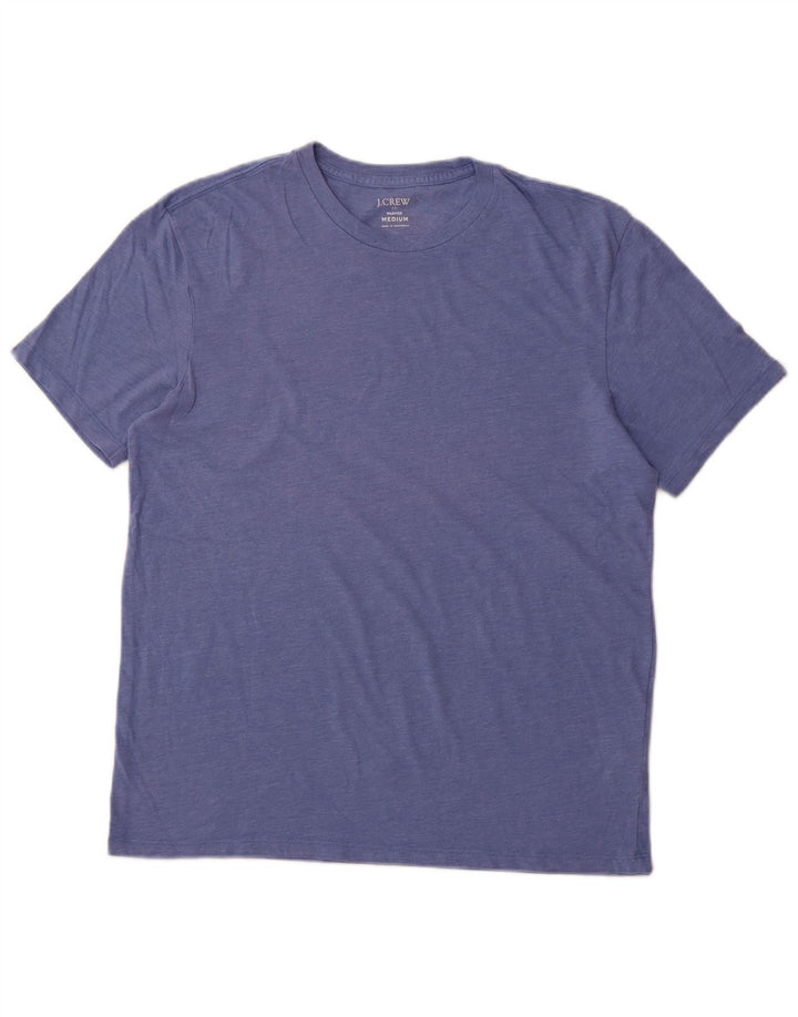Camiseta masculina J. CREW Top de algodão azul médio