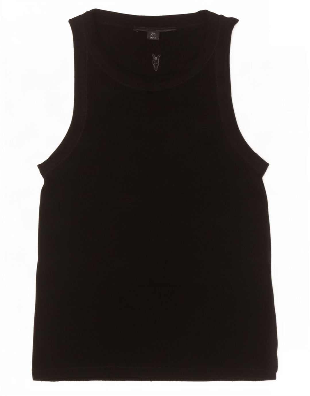 Colete feminino All Saints UK 10 pequeno Lyocell preto