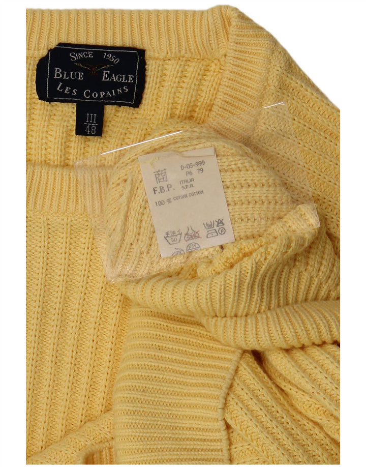 LES COPAINS Suéter feminino Blue Eagle com gola redonda IT 48 XL amarelo