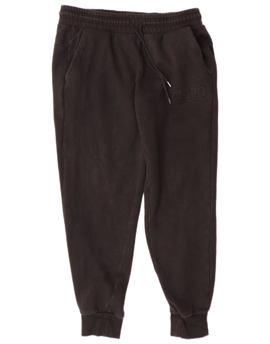 Calça de treino masculina PUMA Graphic Joggers médio preto