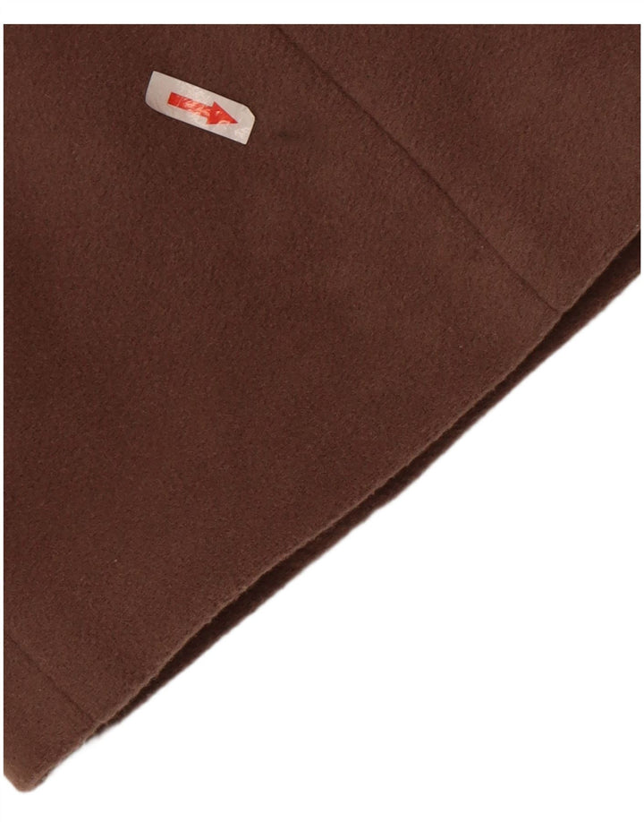 Casaco feminino Eastex ervilha Reino Unido 18 XL lã marrom