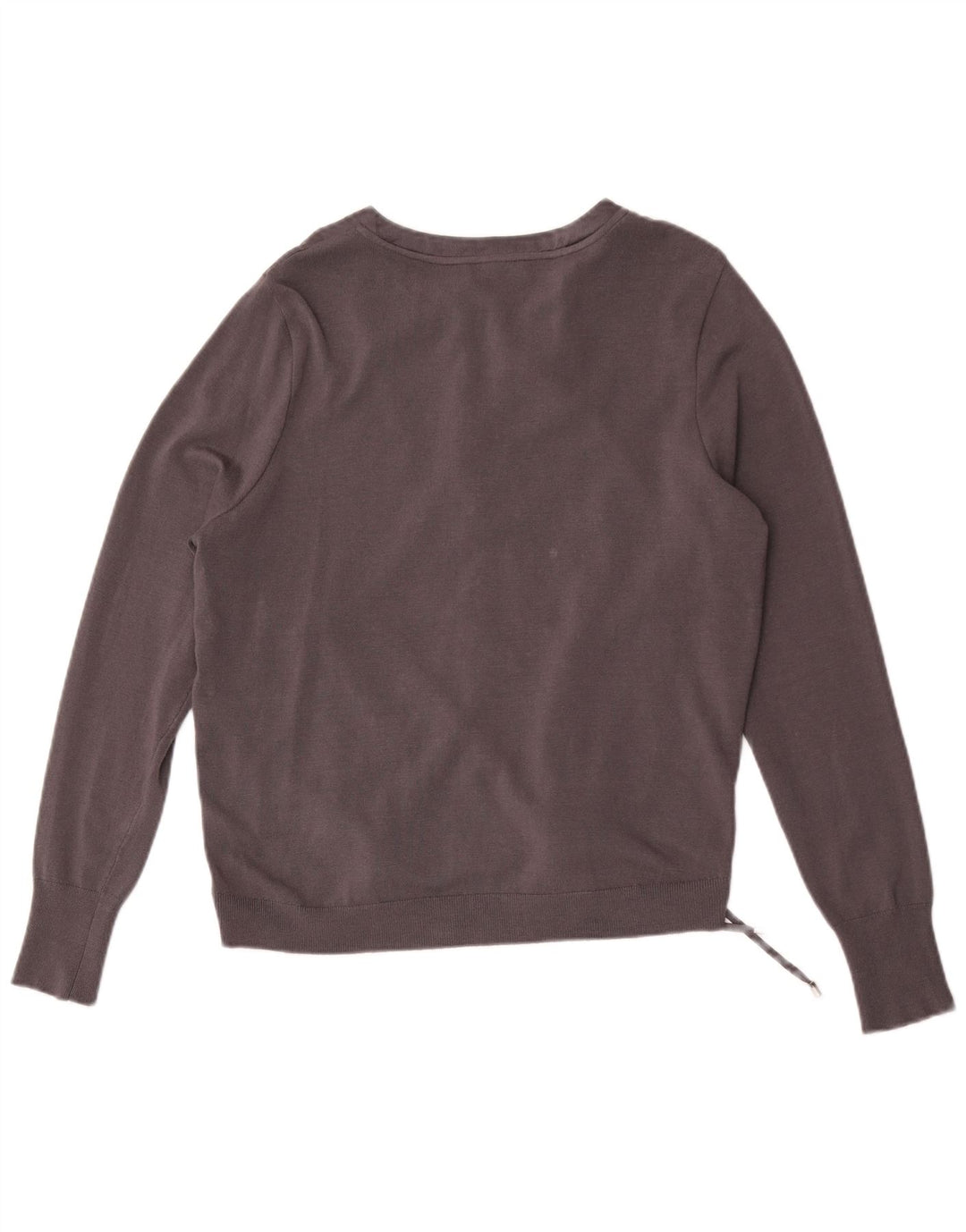 Jaqueta de treino feminina MINT VELVET Reino Unido 12 seda cinza médio