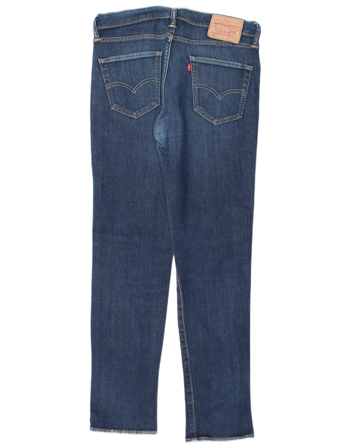 Levi's Masculino 511 Slim Jeans W32 L32 Azul Algodão