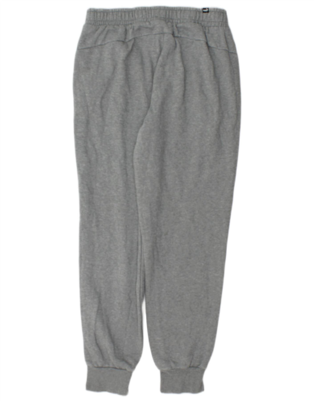 Calça de treino masculina Puma Joggers cinza médio algodão