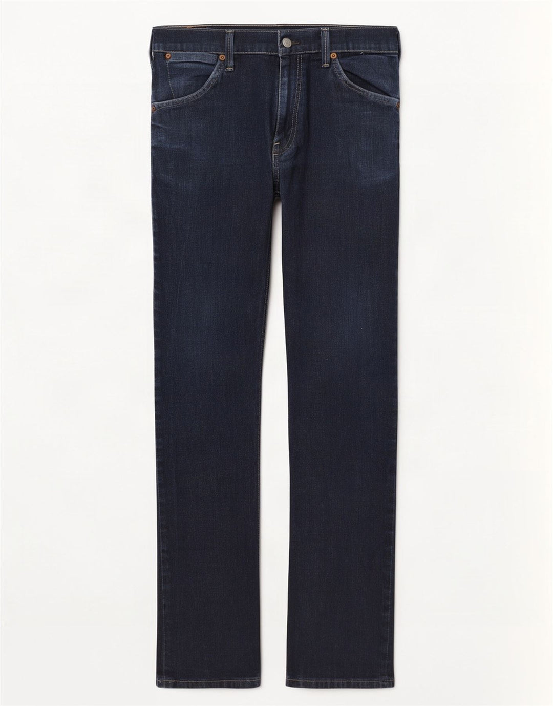 Calça jeans feminina Levi's 504 Straight W30 L32 azul marinho algodão