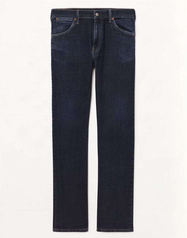 Calça jeans feminina Levi's 504 Straight W30 L32 azul marinho algodão