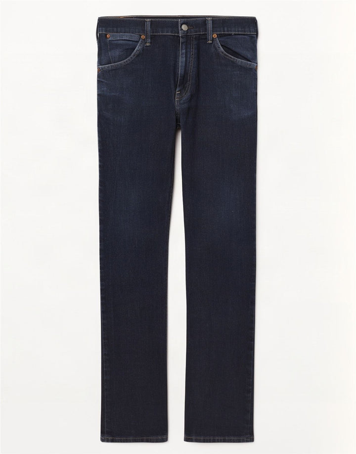 Calça jeans feminina Levi's 504 Straight W30 L32 azul marinho algodão