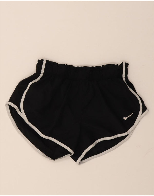 Nike Womens Dri Fit Sport Shorts UK 14 Médio Preto Poliéster