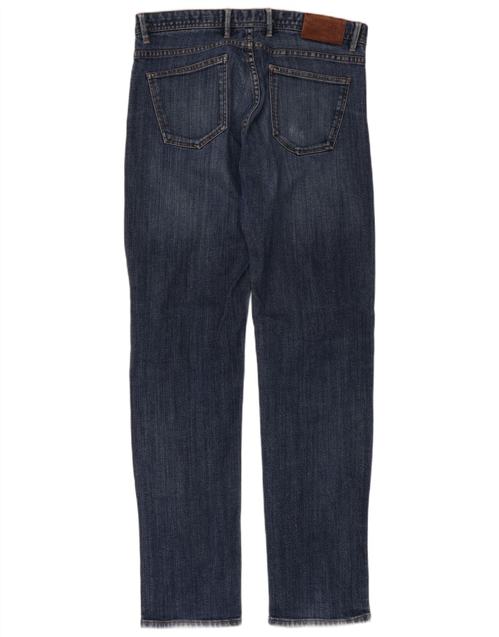 Jeans Slim Masculino Massimo Dutti EU 42 Grande W32 L32 Azul