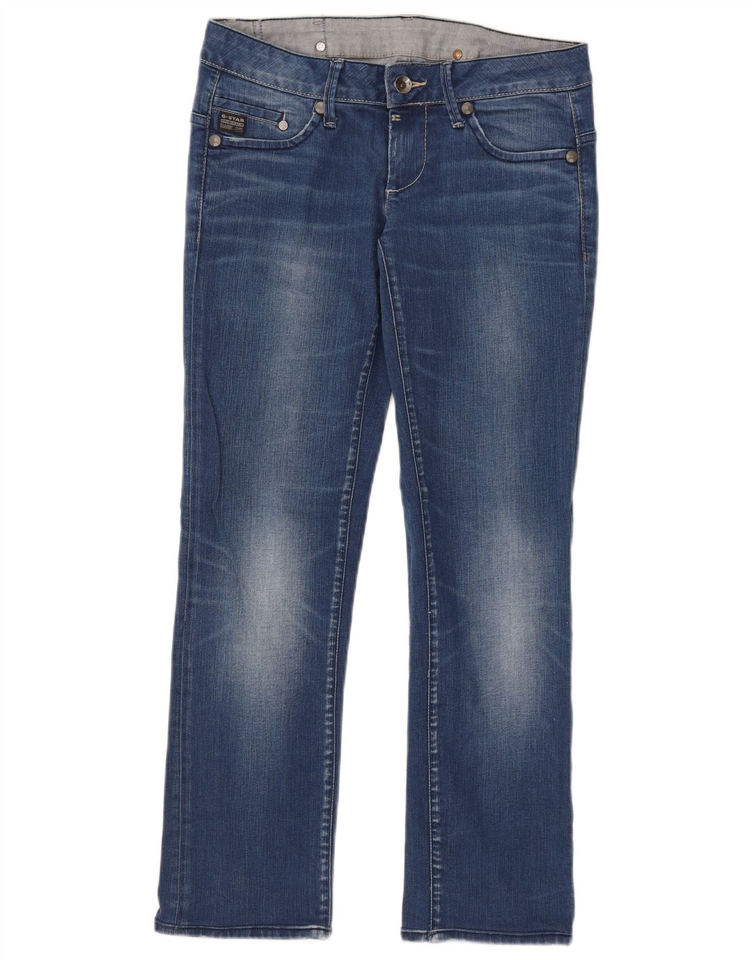 Jeans bootcut feminino G-STAR W28 L28 algodão azul