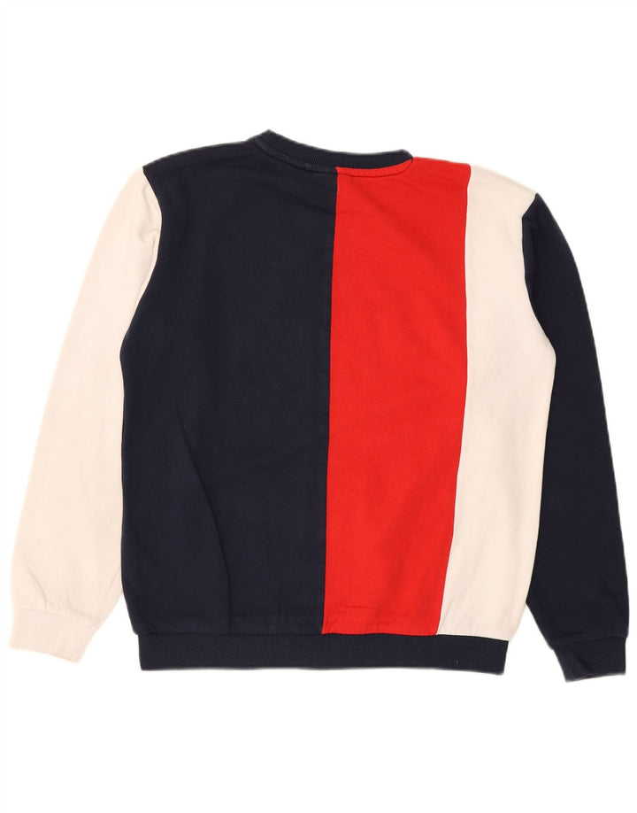 FILA Meninos Suéter Jumper 13-14 Anos Multicolorido Colourblock Algodão