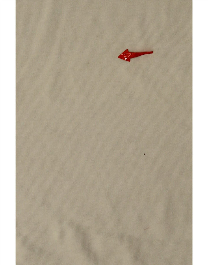 Camiseta masculina NIKE Top grande de algodão branco