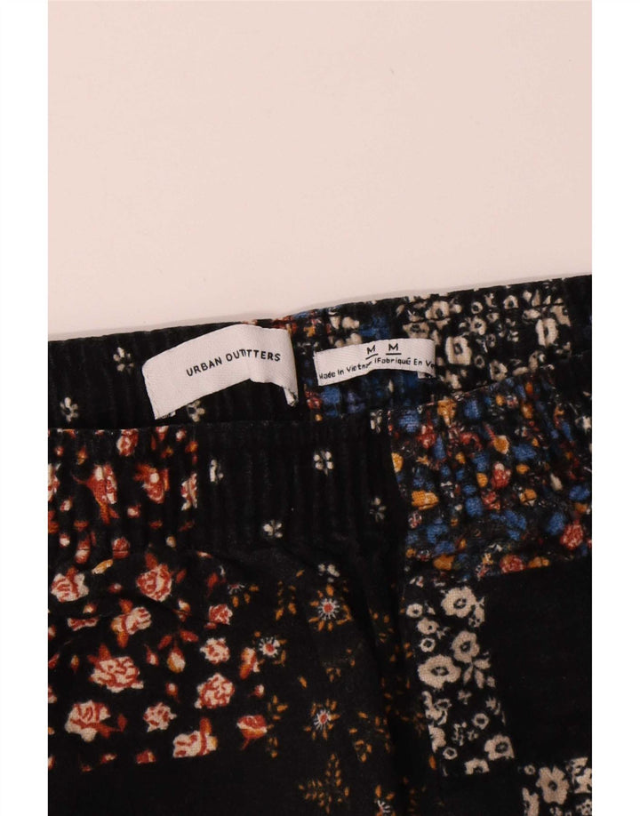 Calça casual feminina Urban Outfitters médio W30 L28 patchwork preto