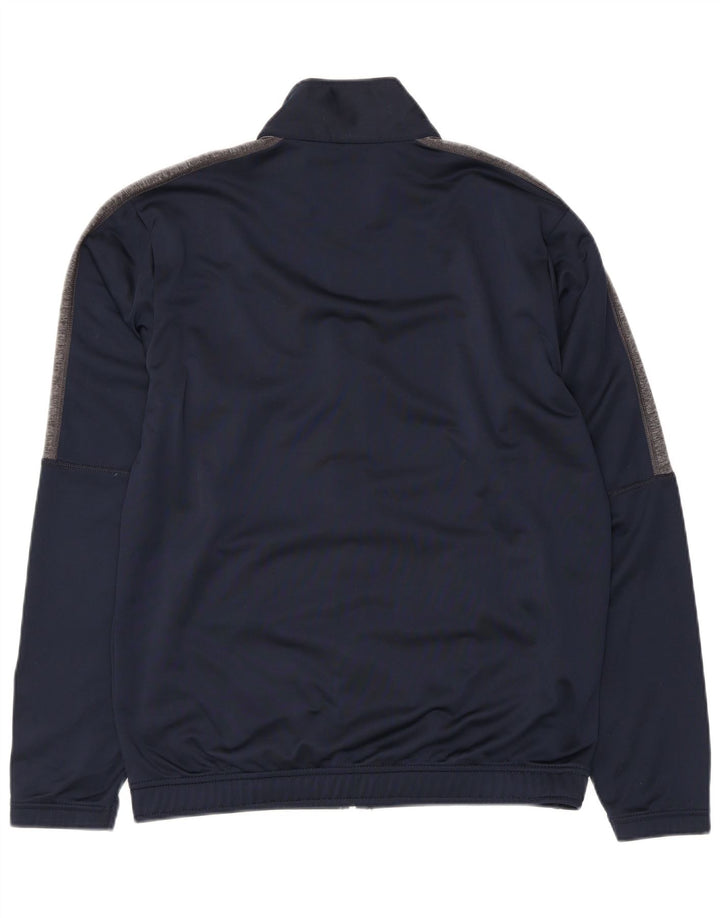 Jaqueta masculina de agasalho Champion médio azul marinho poliéster colorblock