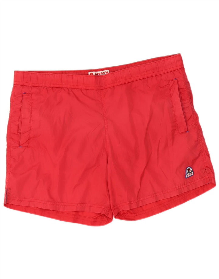 Shorts de natação masculino Invicta pequeno vermelho