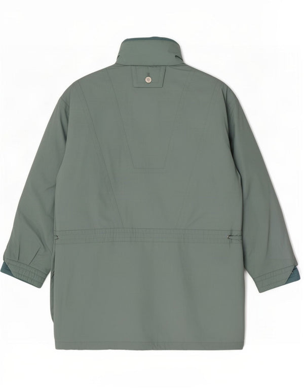 Casaco acolchoado superdimensionado feminino Scherer UK 12 poliéster verde médio