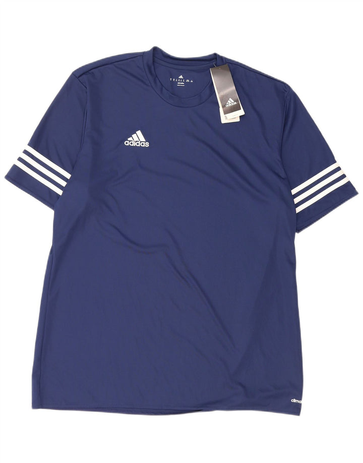 Camiseta masculina Adidas Climalite Top XL azul marinho poliéster