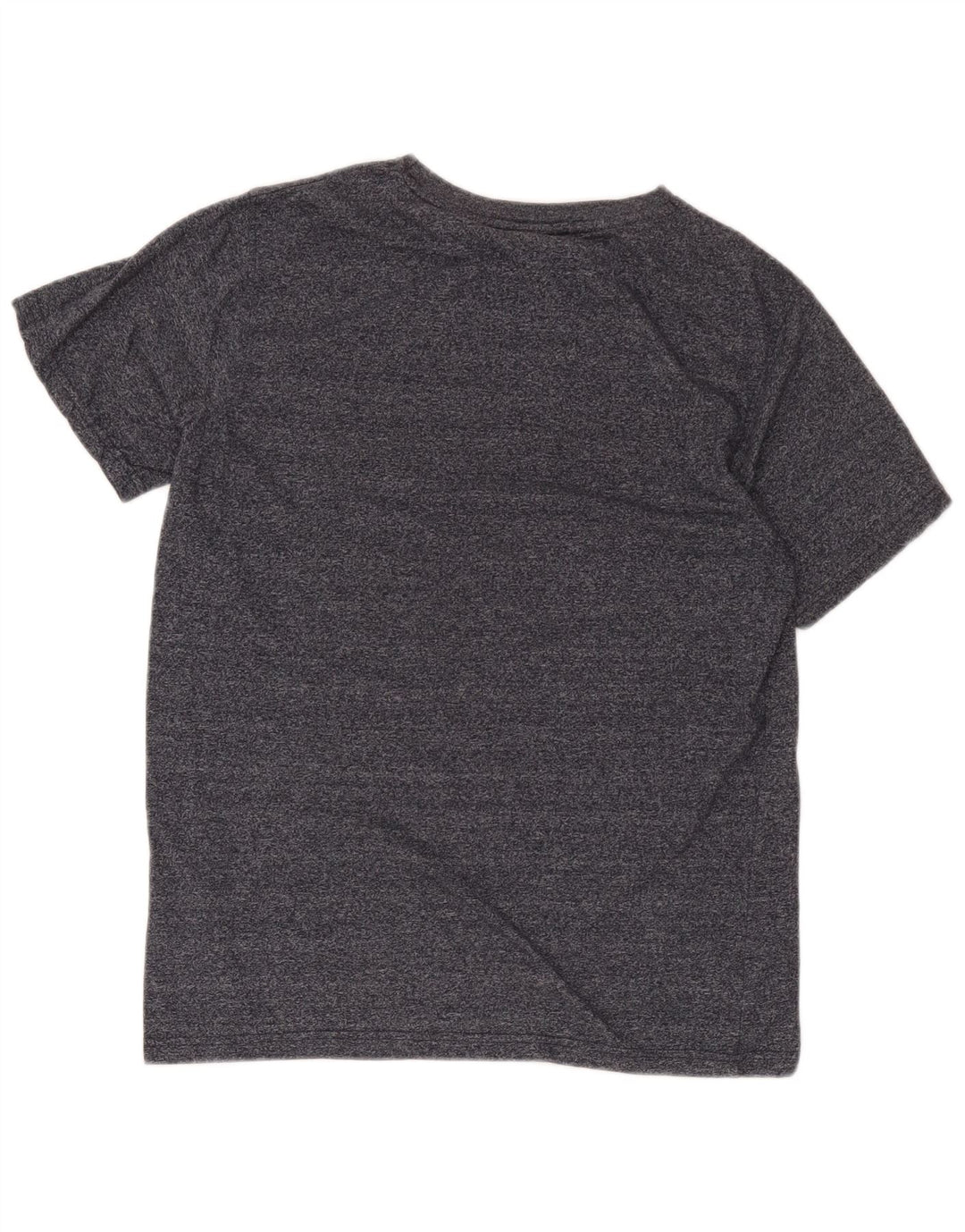 Camiseta masculina Ellesse com estampa gráfica de algodão manchado cinza médio