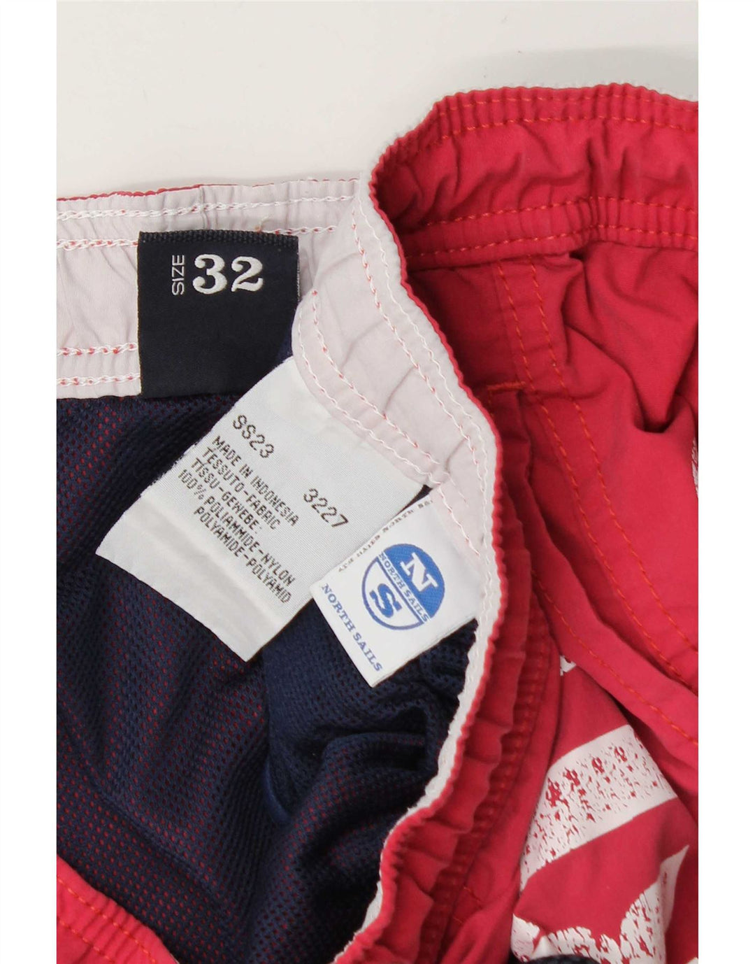Shorts de natação masculino North Sails gráfico médio rosa poliamida