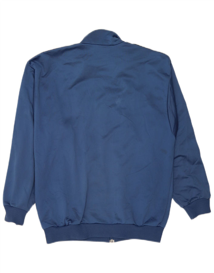 ADIDAS Mens Graphic Tracksuit Top Jacket UK 34/36 Pequeno Azul Poliéster