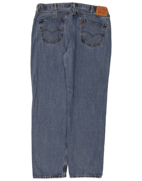 Calça Jeans Levis Masculina 550 Relaxed Fit Straight W40 L34 Azul Algodão