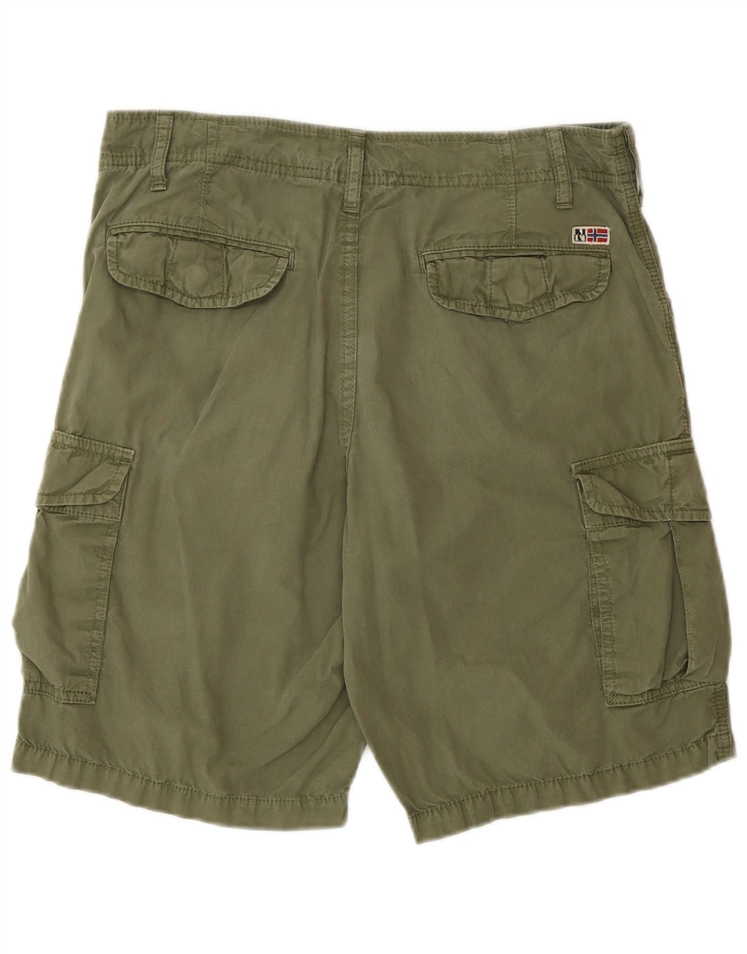 Shorts cargo masculino Napapijri W31 algodão verde médio