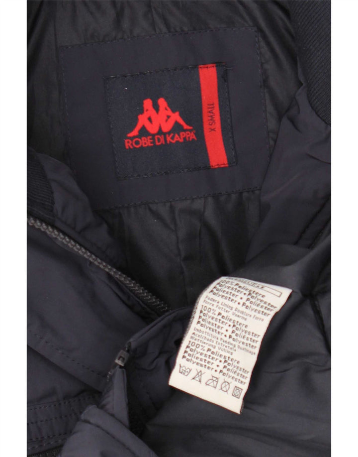 Jaqueta acolchoada masculina Kappa UK 34 XS azul marinho poliéster