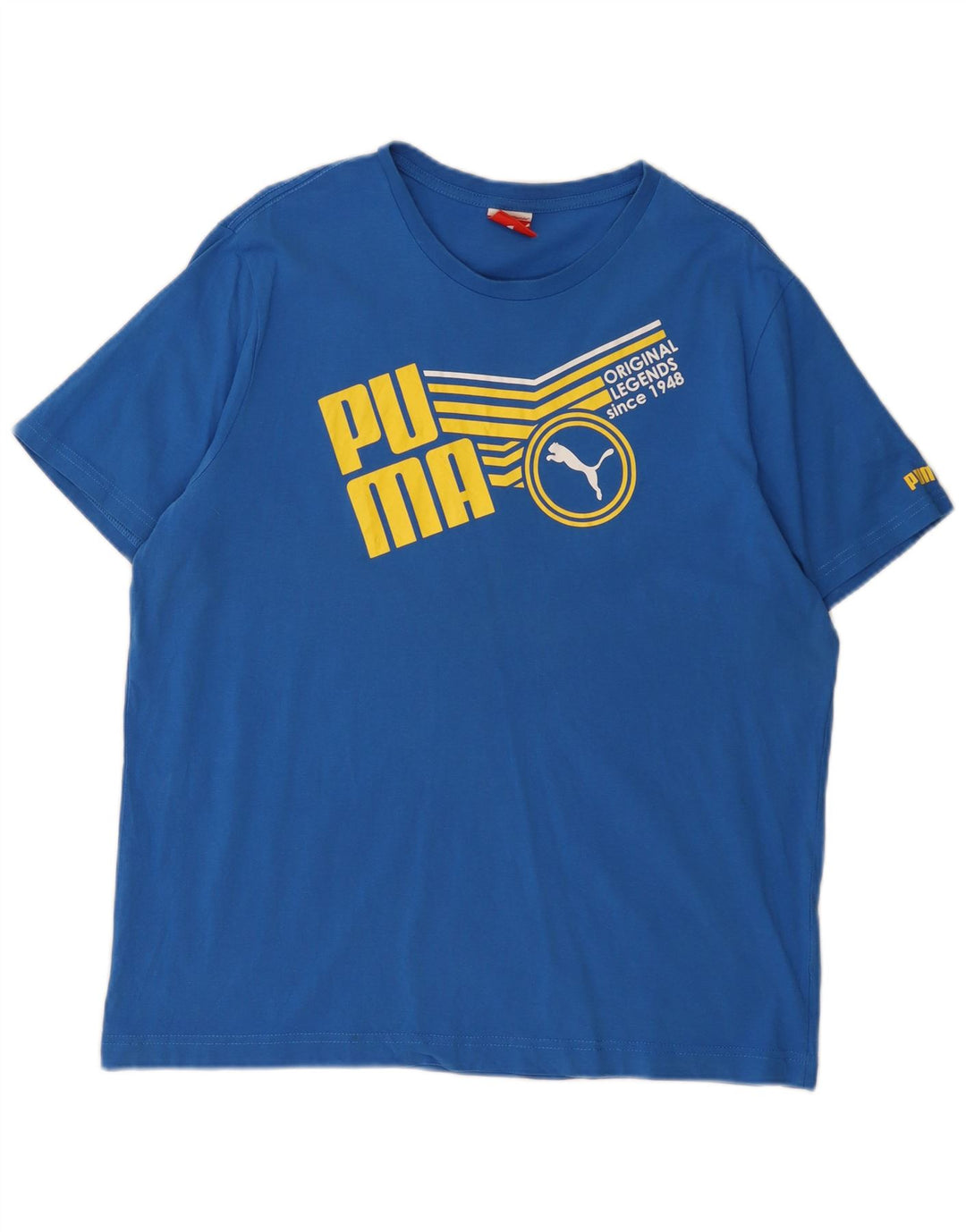 Camiseta gráfica masculina PUMA XL azul