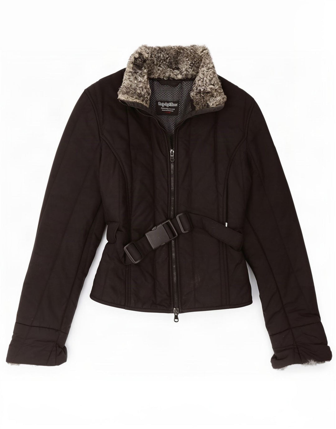 Jaqueta corta-vento feminina Refrigiwear UK 18 XL preto nylon