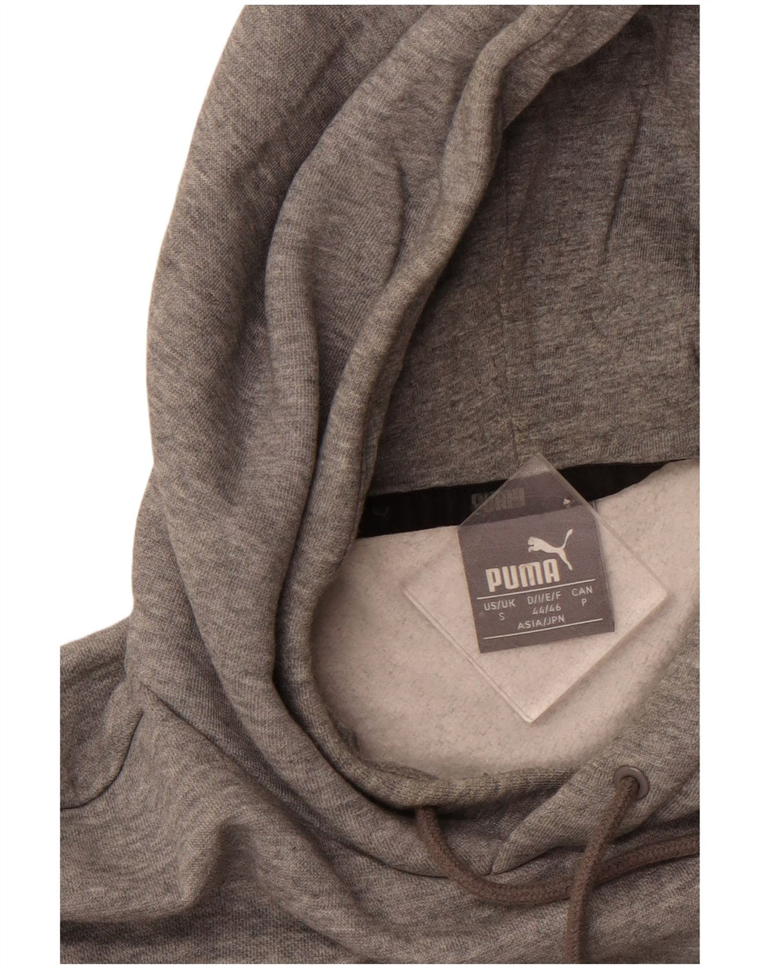 Puma Mens Graphic Hoodie Jumper Pequeno Cinza